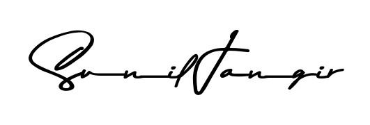 The Asem Kandis PERSONAL USE handwriting style adds charm and authenticity to name Sunil Jangir. A wonderful choice for personal thank-you notes. Sunil Jangir signature style 9 images and pictures png