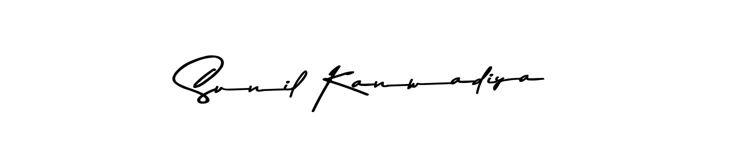 Asem Kandis PERSONAL USE is a professional signature style that is perfect for those who want to add a touch of class to their signature. It is also a great choice for those who want to make their signature more unique. Get Sunil Kanwadiya name to fancy signature for free. Sunil Kanwadiya signature style 9 images and pictures png