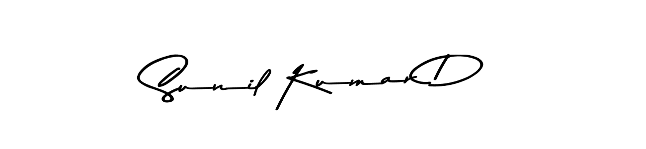The best way (Asem Kandis PERSONAL USE) to make a short signature is to pick only two or three words in your name. The name Sunil Kumar D include a total of six letters. For converting this name. Sunil Kumar D signature style 9 images and pictures png