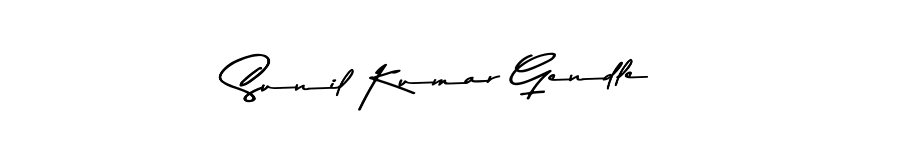 Sunil Kumar Gendle stylish signature style. Best Handwritten Sign (Asem Kandis PERSONAL USE) for my name. Handwritten Signature Collection Ideas for my name Sunil Kumar Gendle. Sunil Kumar Gendle signature style 9 images and pictures png