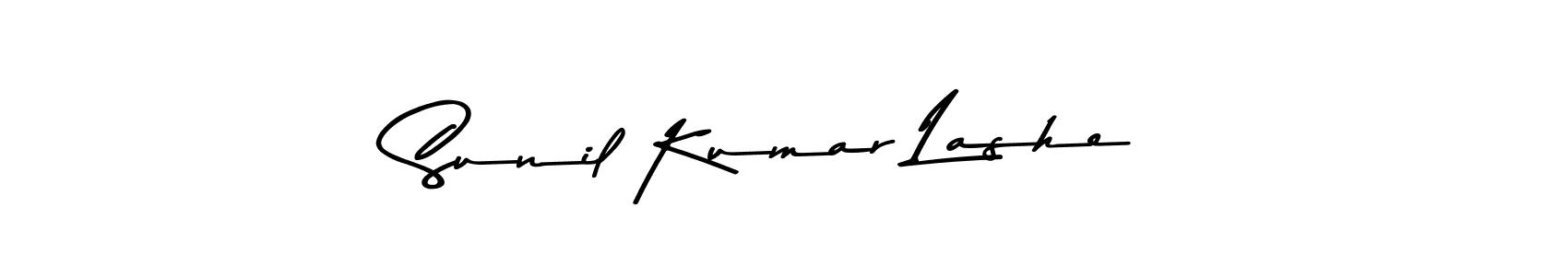 Use a signature maker to create a handwritten signature online. With this signature software, you can design (Asem Kandis PERSONAL USE) your own signature for name Sunil Kumar Lashe. Sunil Kumar Lashe signature style 9 images and pictures png