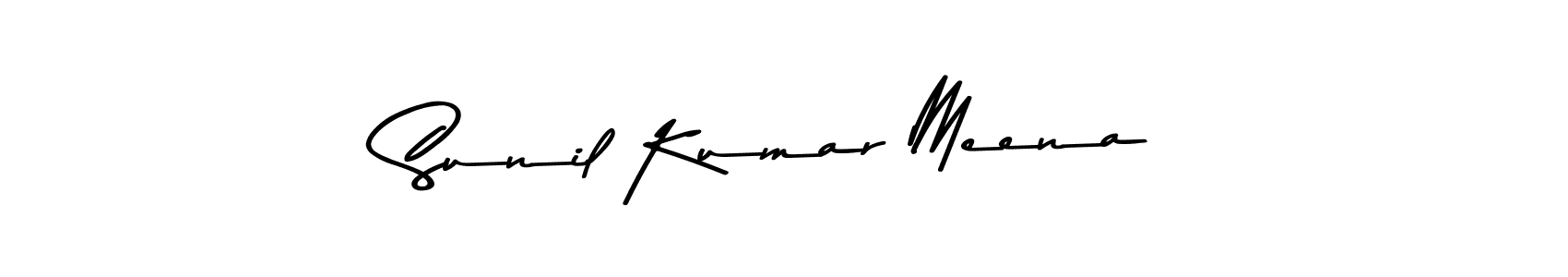 Design your own signature with our free online signature maker. With this signature software, you can create a handwritten (Asem Kandis PERSONAL USE) signature for name Sunil Kumar Meena. Sunil Kumar Meena signature style 9 images and pictures png