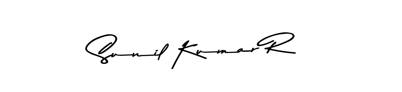 You should practise on your own different ways (Asem Kandis PERSONAL USE) to write your name (Sunil Kumar R) in signature. don't let someone else do it for you. Sunil Kumar R signature style 9 images and pictures png