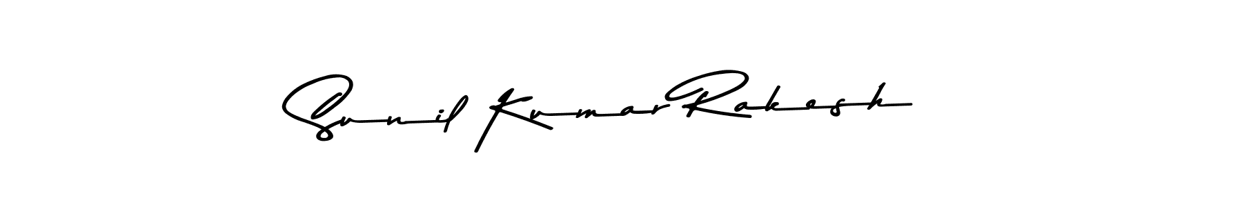 Create a beautiful signature design for name Sunil Kumar Rakesh. With this signature (Asem Kandis PERSONAL USE) fonts, you can make a handwritten signature for free. Sunil Kumar Rakesh signature style 9 images and pictures png