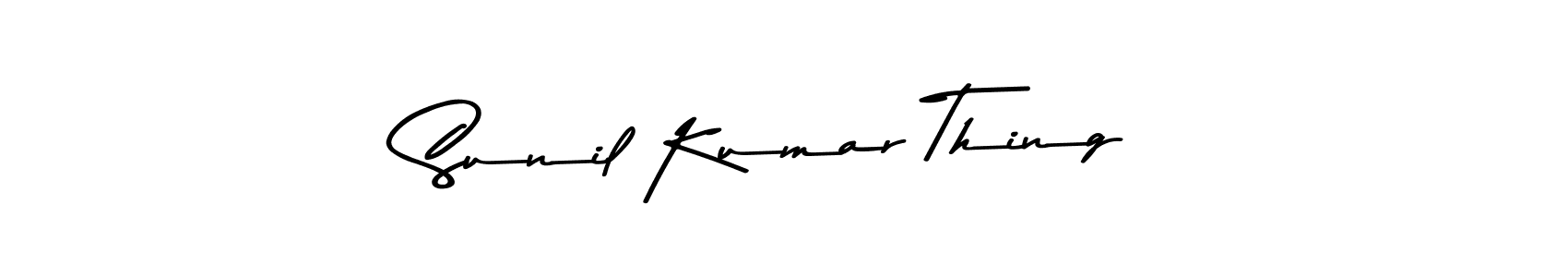 Also we have Sunil Kumar Thing name is the best signature style. Create professional handwritten signature collection using Asem Kandis PERSONAL USE autograph style. Sunil Kumar Thing signature style 9 images and pictures png