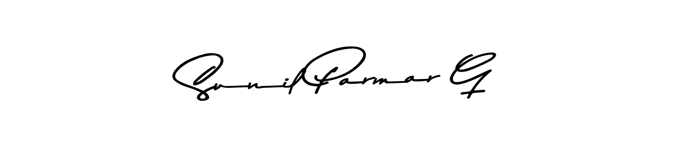 How to make Sunil Parmar G signature? Asem Kandis PERSONAL USE is a professional autograph style. Create handwritten signature for Sunil Parmar G name. Sunil Parmar G signature style 9 images and pictures png