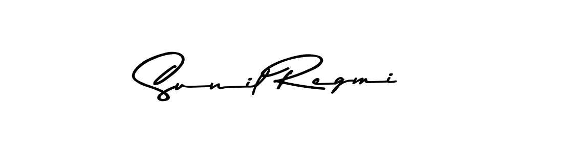 You should practise on your own different ways (Asem Kandis PERSONAL USE) to write your name (Sunil Regmi) in signature. don't let someone else do it for you. Sunil Regmi signature style 9 images and pictures png