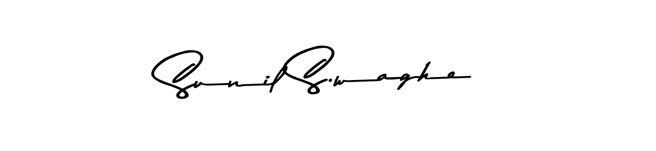 The best way (Asem Kandis PERSONAL USE) to make a short signature is to pick only two or three words in your name. The name Sunil S.waghe include a total of six letters. For converting this name. Sunil S.waghe signature style 9 images and pictures png