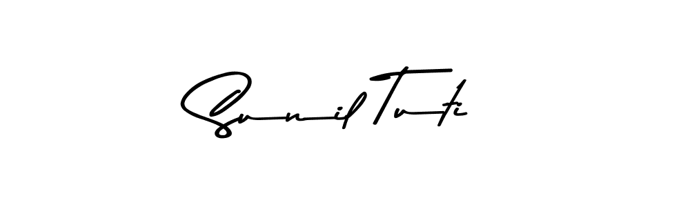 This is the best signature style for the Sunil Tuti name. Also you like these signature font (Asem Kandis PERSONAL USE). Mix name signature. Sunil Tuti signature style 9 images and pictures png