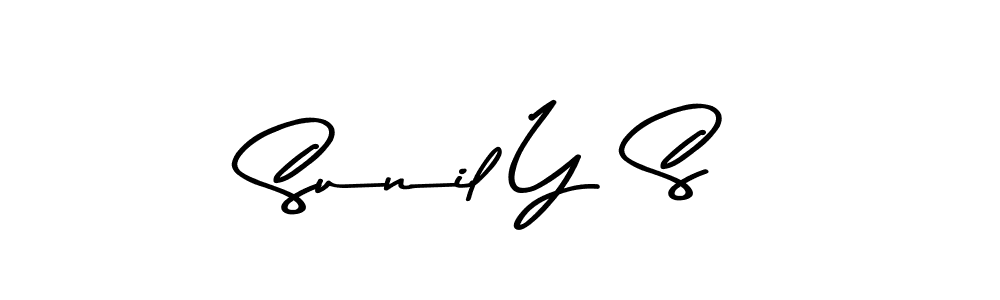 Similarly Asem Kandis PERSONAL USE is the best handwritten signature design. Signature creator online .You can use it as an online autograph creator for name Sunil Y  S. Sunil Y  S signature style 9 images and pictures png