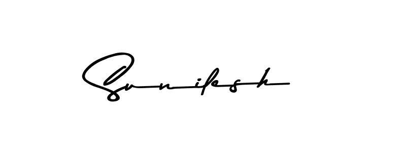 Here are the top 10 professional signature styles for the name Sunilesh. These are the best autograph styles you can use for your name. Sunilesh signature style 9 images and pictures png