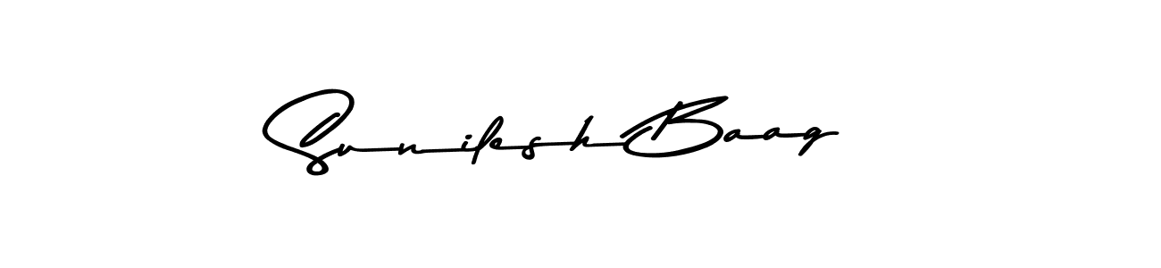 Similarly Asem Kandis PERSONAL USE is the best handwritten signature design. Signature creator online .You can use it as an online autograph creator for name Sunilesh Baag. Sunilesh Baag signature style 9 images and pictures png