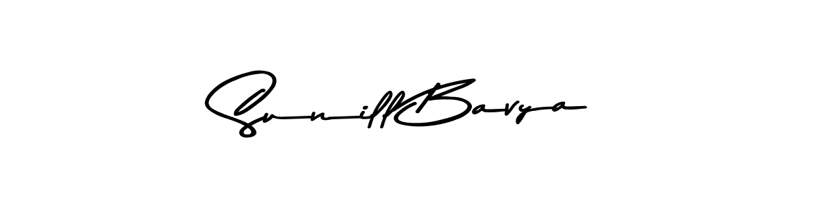 Make a beautiful signature design for name Sunill Bavya. With this signature (Asem Kandis PERSONAL USE) style, you can create a handwritten signature for free. Sunill Bavya signature style 9 images and pictures png