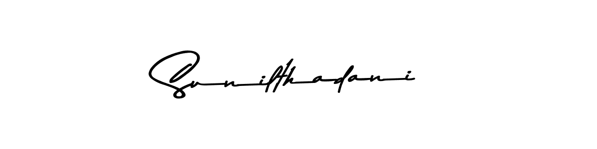 Here are the top 10 professional signature styles for the name Sunilthadani. These are the best autograph styles you can use for your name. Sunilthadani signature style 9 images and pictures png