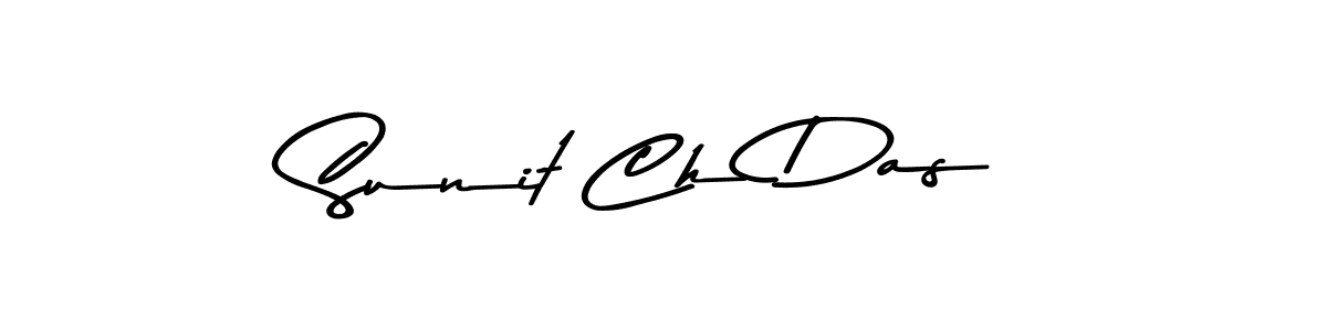 Use a signature maker to create a handwritten signature online. With this signature software, you can design (Asem Kandis PERSONAL USE) your own signature for name Sunit Ch Das. Sunit Ch Das signature style 9 images and pictures png