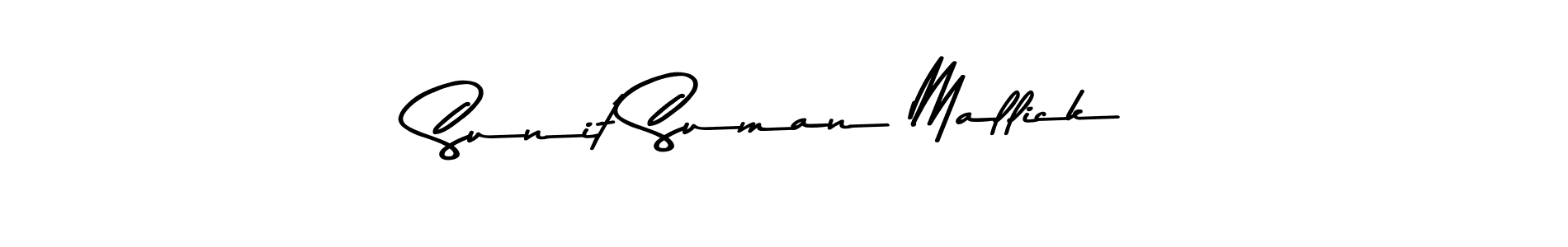 Asem Kandis PERSONAL USE is a professional signature style that is perfect for those who want to add a touch of class to their signature. It is also a great choice for those who want to make their signature more unique. Get Sunit Suman Mallick name to fancy signature for free. Sunit Suman Mallick signature style 9 images and pictures png