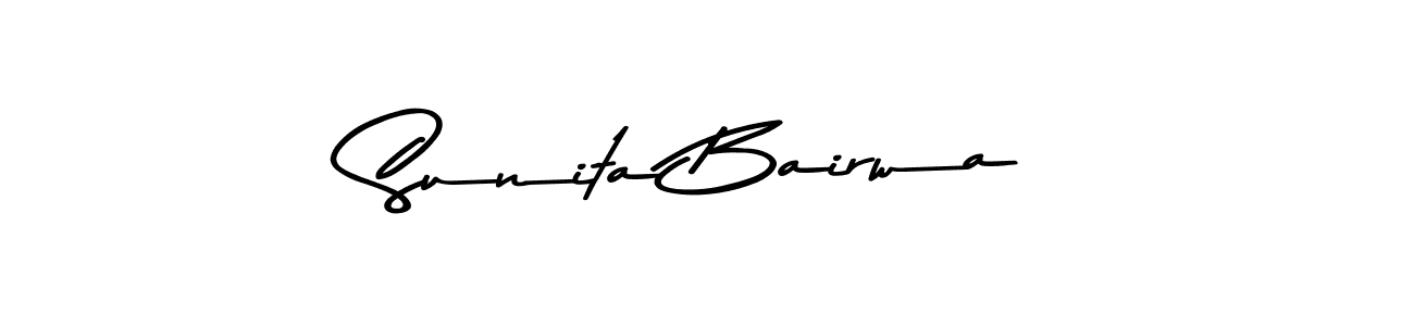 You should practise on your own different ways (Asem Kandis PERSONAL USE) to write your name (Sunita Bairwa) in signature. don't let someone else do it for you. Sunita Bairwa signature style 9 images and pictures png