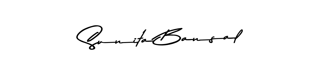 if you are searching for the best signature style for your name Sunita Bansal. so please give up your signature search. here we have designed multiple signature styles  using Asem Kandis PERSONAL USE. Sunita Bansal signature style 9 images and pictures png