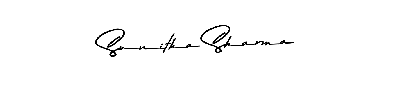 It looks lik you need a new signature style for name Sunitha Sharma. Design unique handwritten (Asem Kandis PERSONAL USE) signature with our free signature maker in just a few clicks. Sunitha Sharma signature style 9 images and pictures png