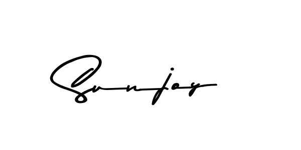 Use a signature maker to create a handwritten signature online. With this signature software, you can design (Asem Kandis PERSONAL USE) your own signature for name Sunjoy. Sunjoy signature style 9 images and pictures png