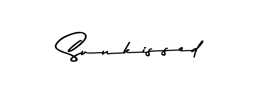 Create a beautiful signature design for name Sunkissed. With this signature (Asem Kandis PERSONAL USE) fonts, you can make a handwritten signature for free. Sunkissed signature style 9 images and pictures png