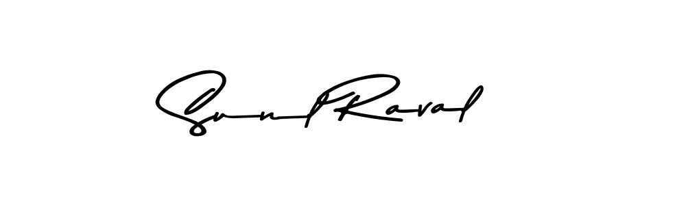 if you are searching for the best signature style for your name Sunl Raval. so please give up your signature search. here we have designed multiple signature styles  using Asem Kandis PERSONAL USE. Sunl Raval signature style 9 images and pictures png