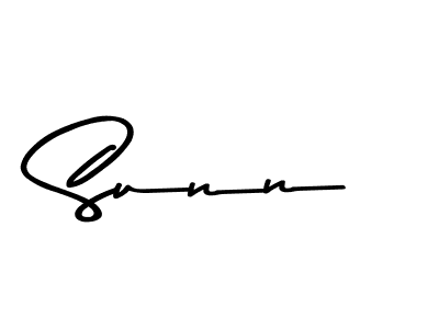 How to make Sunn name signature. Use Asem Kandis PERSONAL USE style for creating short signs online. This is the latest handwritten sign. Sunn signature style 9 images and pictures png