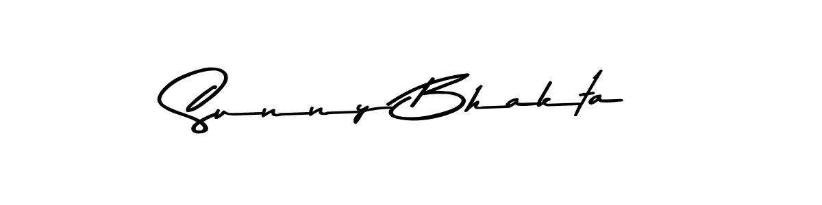 Sunny Bhakta stylish signature style. Best Handwritten Sign (Asem Kandis PERSONAL USE) for my name. Handwritten Signature Collection Ideas for my name Sunny Bhakta. Sunny Bhakta signature style 9 images and pictures png
