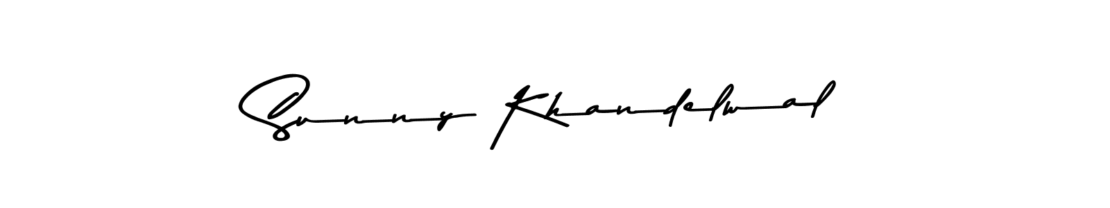 This is the best signature style for the Sunny Khandelwal name. Also you like these signature font (Asem Kandis PERSONAL USE). Mix name signature. Sunny Khandelwal signature style 9 images and pictures png