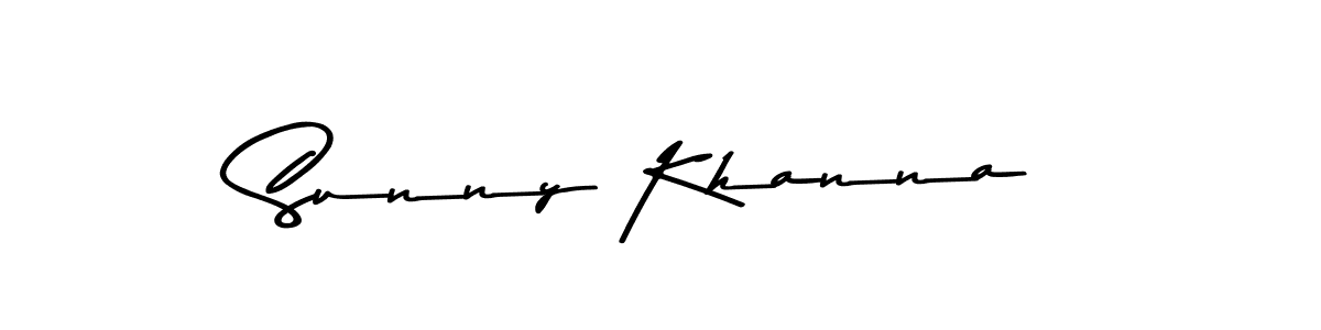 This is the best signature style for the Sunny Khanna name. Also you like these signature font (Asem Kandis PERSONAL USE). Mix name signature. Sunny Khanna signature style 9 images and pictures png