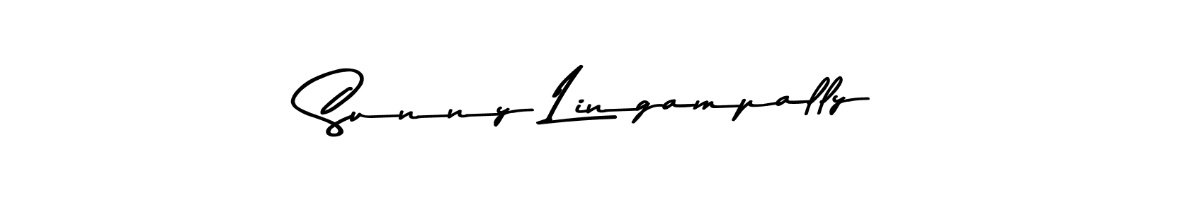 Use a signature maker to create a handwritten signature online. With this signature software, you can design (Asem Kandis PERSONAL USE) your own signature for name Sunny Lingampally. Sunny Lingampally signature style 9 images and pictures png