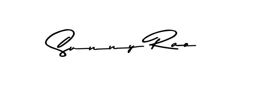Use a signature maker to create a handwritten signature online. With this signature software, you can design (Asem Kandis PERSONAL USE) your own signature for name Sunny Rao. Sunny Rao signature style 9 images and pictures png