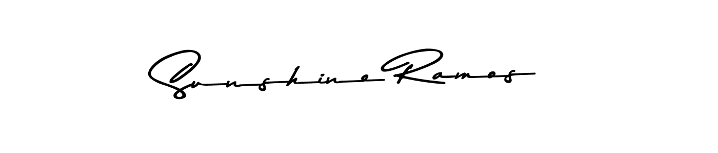 Use a signature maker to create a handwritten signature online. With this signature software, you can design (Asem Kandis PERSONAL USE) your own signature for name Sunshine Ramos. Sunshine Ramos signature style 9 images and pictures png