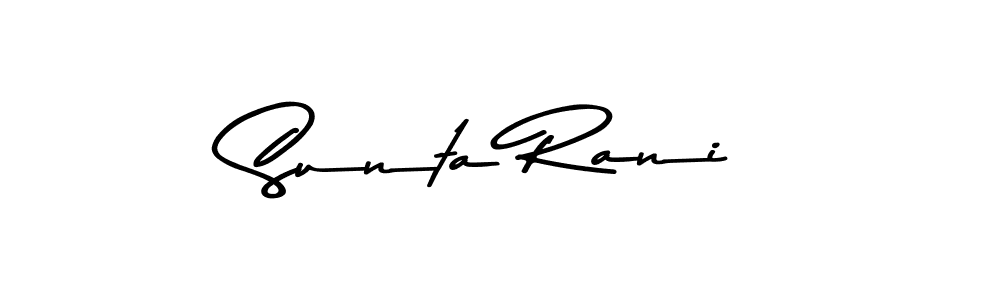 It looks lik you need a new signature style for name Sunta Rani. Design unique handwritten (Asem Kandis PERSONAL USE) signature with our free signature maker in just a few clicks. Sunta Rani signature style 9 images and pictures png