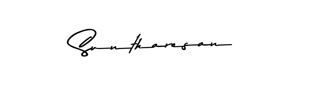 Make a beautiful signature design for name Suntharesan. With this signature (Asem Kandis PERSONAL USE) style, you can create a handwritten signature for free. Suntharesan signature style 9 images and pictures png