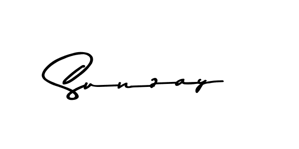 Make a beautiful signature design for name Sunzay. Use this online signature maker to create a handwritten signature for free. Sunzay signature style 9 images and pictures png