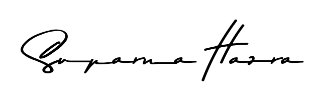 Style your name Suparna Hazra with confidence using Asem Kandis PERSONAL USE signature design. Simple, elegant, and ready for immediate document use. Suparna Hazra signature style 9 images and pictures png