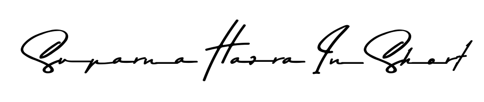 Express your personality with a custom Suparna Hazra In Short signature crafted with Asem Kandis PERSONAL USE typography. Free transparent PNG download available. Suparna Hazra In Short signature style 9 images and pictures png