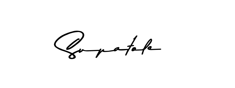 Create a beautiful signature design for name Supatole. With this signature (Asem Kandis PERSONAL USE) fonts, you can make a handwritten signature for free. Supatole signature style 9 images and pictures png