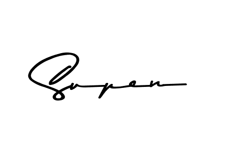 How to Draw Supen signature style? Asem Kandis PERSONAL USE is a latest design signature styles for name Supen. Supen signature style 9 images and pictures png