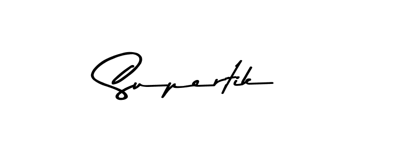 Supertik stylish signature style. Best Handwritten Sign (Asem Kandis PERSONAL USE) for my name. Handwritten Signature Collection Ideas for my name Supertik. Supertik signature style 9 images and pictures png