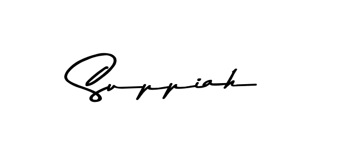 How to make Suppiah name signature. Use Asem Kandis PERSONAL USE style for creating short signs online. This is the latest handwritten sign. Suppiah signature style 9 images and pictures png