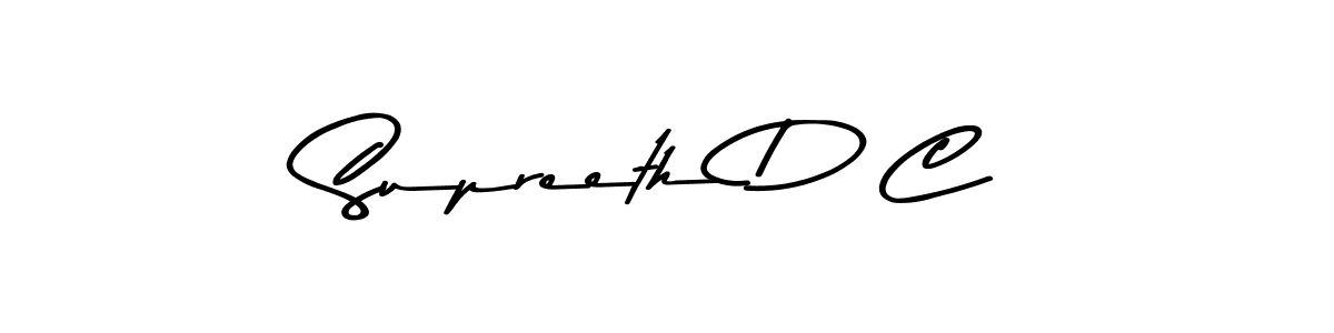 How to Draw Supreeth D C signature style? Asem Kandis PERSONAL USE is a latest design signature styles for name Supreeth D C. Supreeth D C signature style 9 images and pictures png