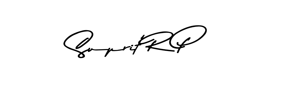 You should practise on your own different ways (Asem Kandis PERSONAL USE) to write your name (Suprit R P) in signature. don't let someone else do it for you. Suprit R P signature style 9 images and pictures png