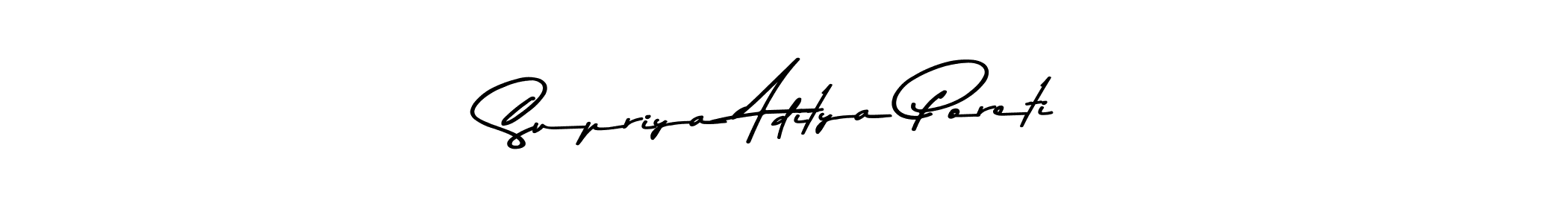 You should practise on your own different ways (Asem Kandis PERSONAL USE) to write your name (Supriya Aditya Poreti) in signature. don't let someone else do it for you. Supriya Aditya Poreti signature style 9 images and pictures png