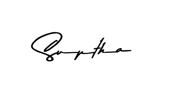 Also we have Suptha name is the best signature style. Create professional handwritten signature collection using Asem Kandis PERSONAL USE autograph style. Suptha signature style 9 images and pictures png