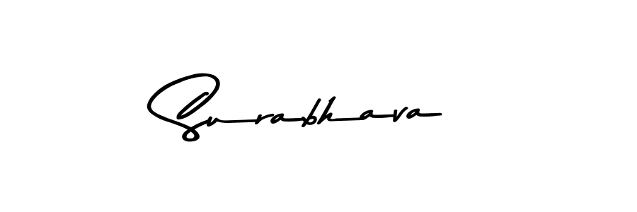 Design your own signature with our free online signature maker. With this signature software, you can create a handwritten (Asem Kandis PERSONAL USE) signature for name Surabhava. Surabhava signature style 9 images and pictures png