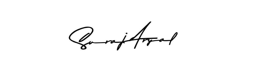 Make a beautiful signature design for name Suraj Aryal. Use this online signature maker to create a handwritten signature for free. Suraj Aryal signature style 9 images and pictures png