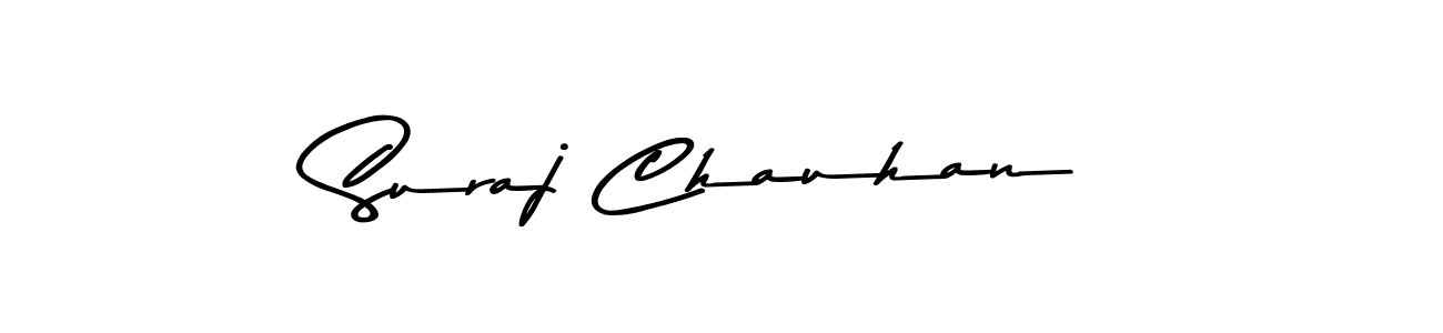 Make a beautiful signature design for name Suraj Chauhan. With this signature (Asem Kandis PERSONAL USE) style, you can create a handwritten signature for free. Suraj Chauhan signature style 9 images and pictures png