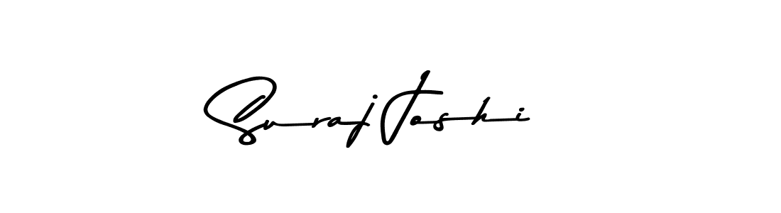 Design your own signature with our free online signature maker. With this signature software, you can create a handwritten (Asem Kandis PERSONAL USE) signature for name Suraj Joshi. Suraj Joshi signature style 9 images and pictures png